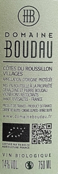 Preview: Domaine Boudau Patrimoine 2022, AP Côtes du Roussillon Villages, Rotwein, trocken, 0,75l
